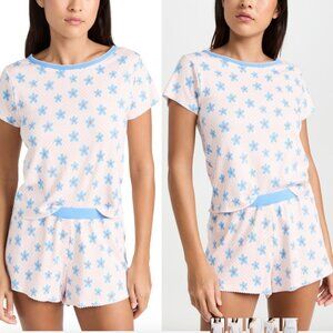 Cozy land Pink and Blue Floral Pajama Set